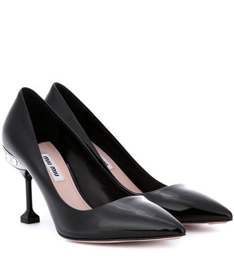 miu miu leather pumps with crystals|Women's Miu Miu Pumps .